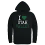 W Republic I Love Hoodie Utah Valley University Wolverines 553-210