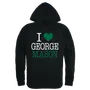 W Republic I Love Hoodie George Mason Patriots 553-221