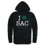 W Republic I Love Hoodie Sacramento State Hornets 553-231