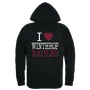 W Republic I Love Hoodie Winthrop Eagles 553-255