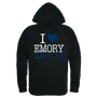 W Republic I Love Hoodie Emory Eagles 553-299