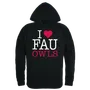 W Republic I Love Hoodie Florida Atlantic Owls 553-302