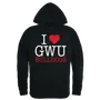 W Republic I Love Hoodie Gardner Webb Runnin Bulldogs 553-307