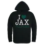 W Republic I Love Hoodie Jacksonville University Dolphins 553-318