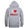 W Republic I Love Hoodie Marist Red Foxes 553-335