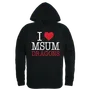 W Republic I Love Hoodie Minnesota State Moorhead Dragons 553-343