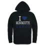 W Republic I Love Hoodie Monmouth University 553-345