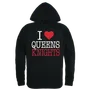 W Republic I Love Hoodie Queens College Knights 553-364