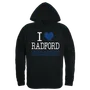 W Republic I Love Hoodie Radford Highlanders 553-366