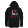 W Republic I Love Hoodie Rider University Broncos 553-368