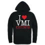 W Republic I Love Hoodie Virginia Military Institute Keydets 553-399