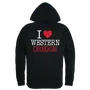 W Republic I Love Hoodie Western Oregon Wolves 553-406