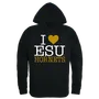 W Republic I Love Hoodie Emporia State University Hornets 553-423