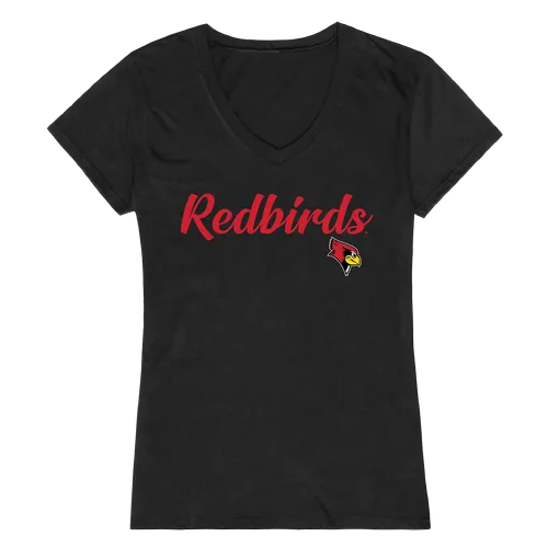 W Republic Women's Script Tee Shirt Illinois Fighting Illini 555-124