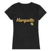 W Republic Women's Script Tee Shirt Marquette Golden Eagles 555-130