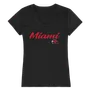 W Republic Women's Script Tee Shirt Miami Of Ohio Redhawks 555-131
