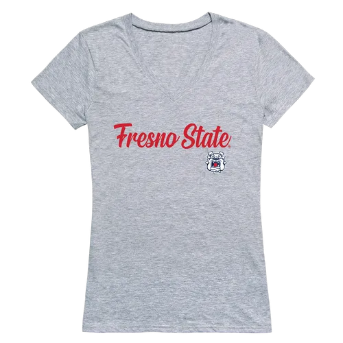 W Republic Women's Script Tee Shirt Fresno State Bulldogs 555-169