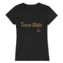 W Republic Women's Script Tee Shirt Texas State Bobcats 555-181