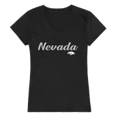 W Republic Women's Script Tee Shirt Nevada Wolf Pack 555-193