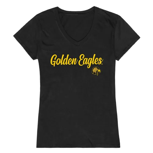 W Republic Women's Script Tee Shirt Cal State Los Angeles Golden Eagles 555-202