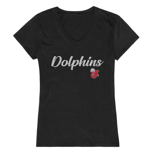 W Republic Women's Script Tee Shirt Cal State Channel Islands Dolphins 555-204