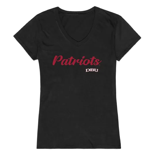 W Republic Women's Script Tee Shirt Dallas Baptist Patriots 555-214