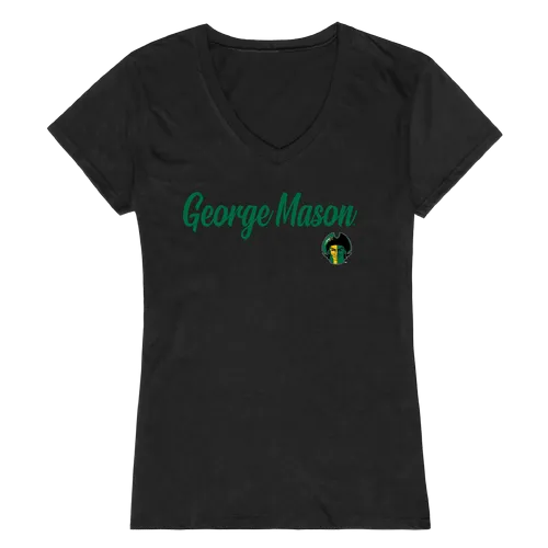 W Republic Women's Script Tee Shirt George Mason Patriots 555-221