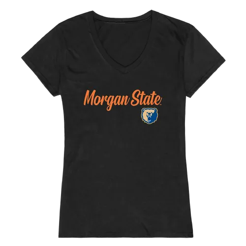 W Republic Women's Script Tee Shirt Morgan State Bears 555-224