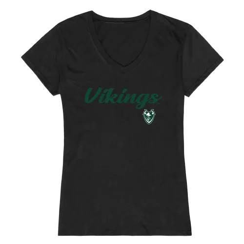 W Republic Women's Script Tee Shirt Portland State Vikings 555-229