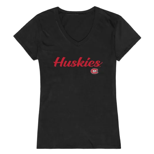 W Republic Women's Script Tee Shirt Saint Cloud State Huskies 555-237