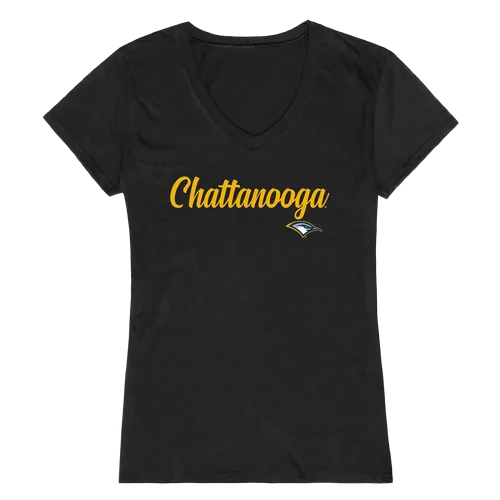 W Republic Women's Script Tee Shirt Tennessee Chattanooga Mocs 555-246