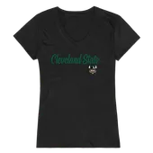 W Republic Women's Script Tee Shirt Cleveland State University 555-282