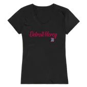 W Republic Women's Script Tee Shirt Detroit Mercy Titans 555-290