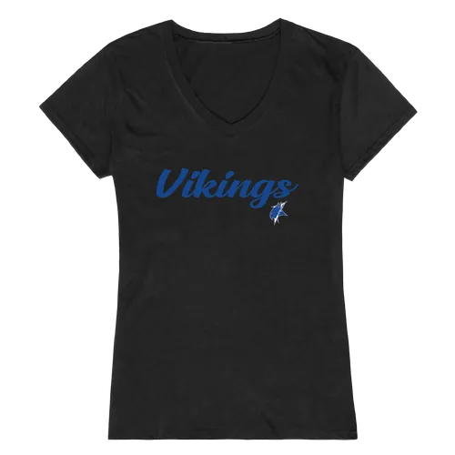 W Republic Women's Script Tee Shirt Elizabeth City State Vikings 555-297