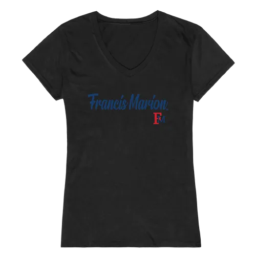 W Republic Women's Script Tee Shirt Francis Marion Patriots 555-306