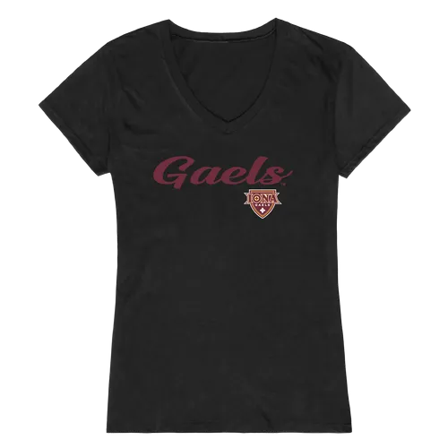 W Republic Women's Script Tee Shirt Iona College Gaels 555-315