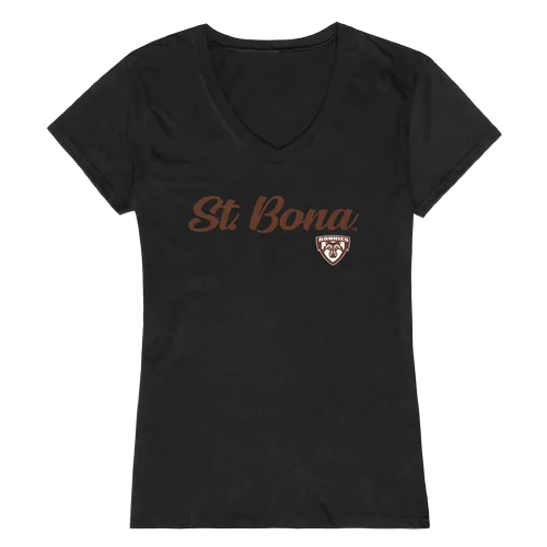 W Republic Women's Script Tee Shirt Saint Bonaventure University Bonnies 555-386