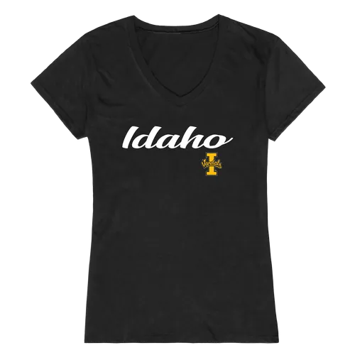 W Republic Women's Script Tee Shirt Idaho Vandals 555-395