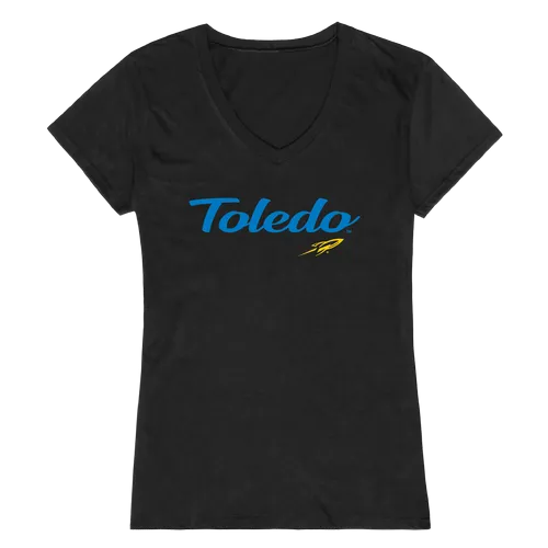 W Republic Women's Script Tee Shirt Toledo Rockets 555-396
