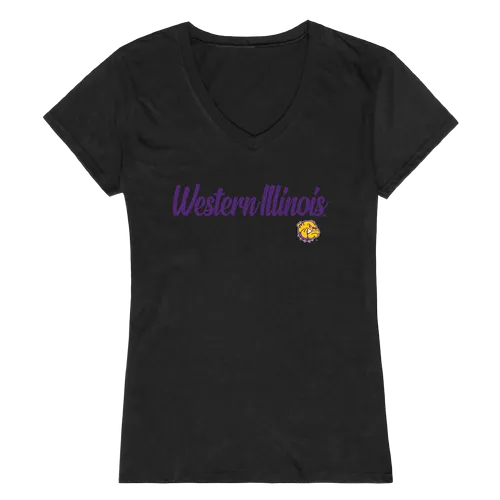 W Republic Women's Script Tee Shirt Western Illinois Leathernecks 555-405