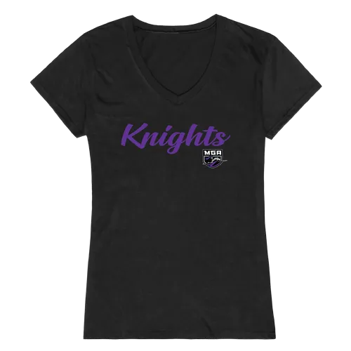 W Republic Women's Script Tee Shirt Middle Georgia State Knights 555-420