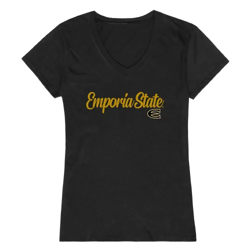 W Republic Women's Script Tee Shirt Emporia State University Hornets 555-423