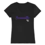 W Republic Women's Script Tee Shirt University Of Evansville Purple Aces 555-424