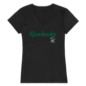 W Republic Women's Script Tee Shirt Northeastern State University Riverhawks 555-426