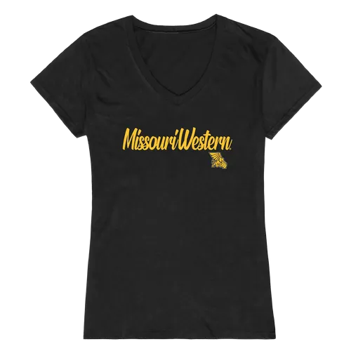 W Republic Women's Script Tee Shirt Missouri Western State University Griffons 555-439