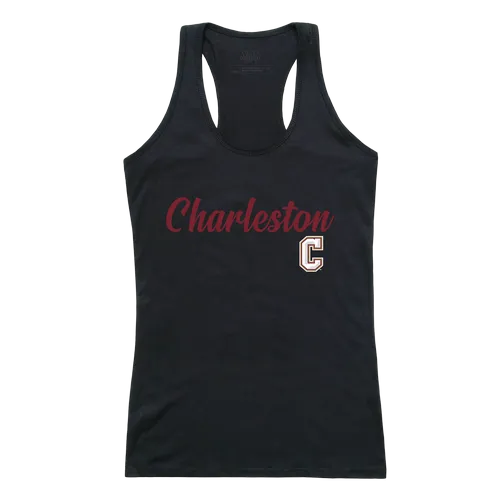 W Republic Women's Script Tank Shirt Charleston Cougars 557-115