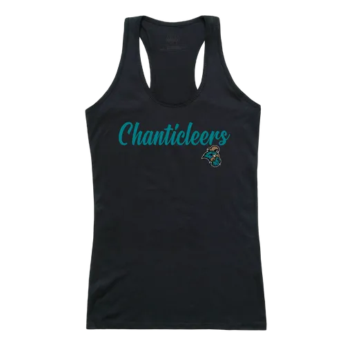 W Republic Women's Script Tank Shirt Coastal Carolina Chanticleers 557-116