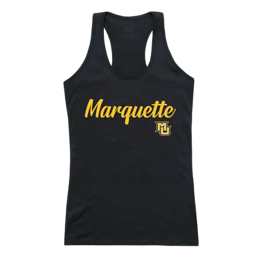 W Republic Women's Script Tank Shirt Marquette Golden Eagles 557-130
