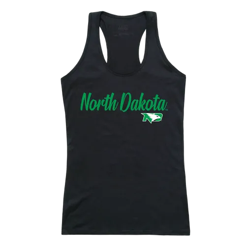 W Republic Women's Script Tank Shirt University Of North Dakota 557-141