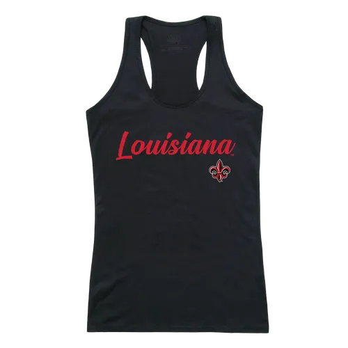 W Republic Women's Script Tank Shirt Louisiana Lafayette Ragin Cajuns 557-189